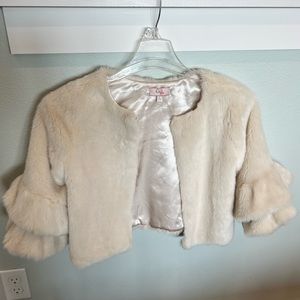 Gianni Bini Girls Fur Shawl